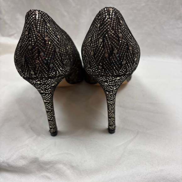 Stuart Weitzman Anny 70 gold metallic pointy toe pump  38.5 - Picture 5 of 13